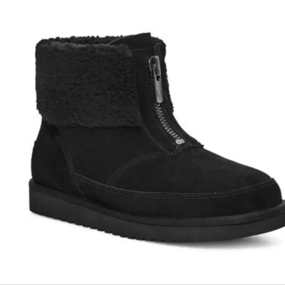 Koolaburra By Ugg Lytta Mini Leather Faux Fur Shearling‎ Boot